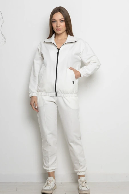 Damski dres bez kaptura DUO mleczny