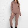 Обтягивающий теплый костюм Puma пудровый