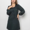 Платье Ameli цвет малахит